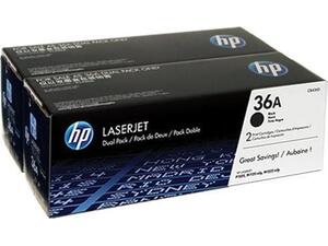 Toner εκτυπωτή HP 36A LJ P1505 Black Dual Pack CB436AD